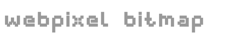 webpixel bitmap